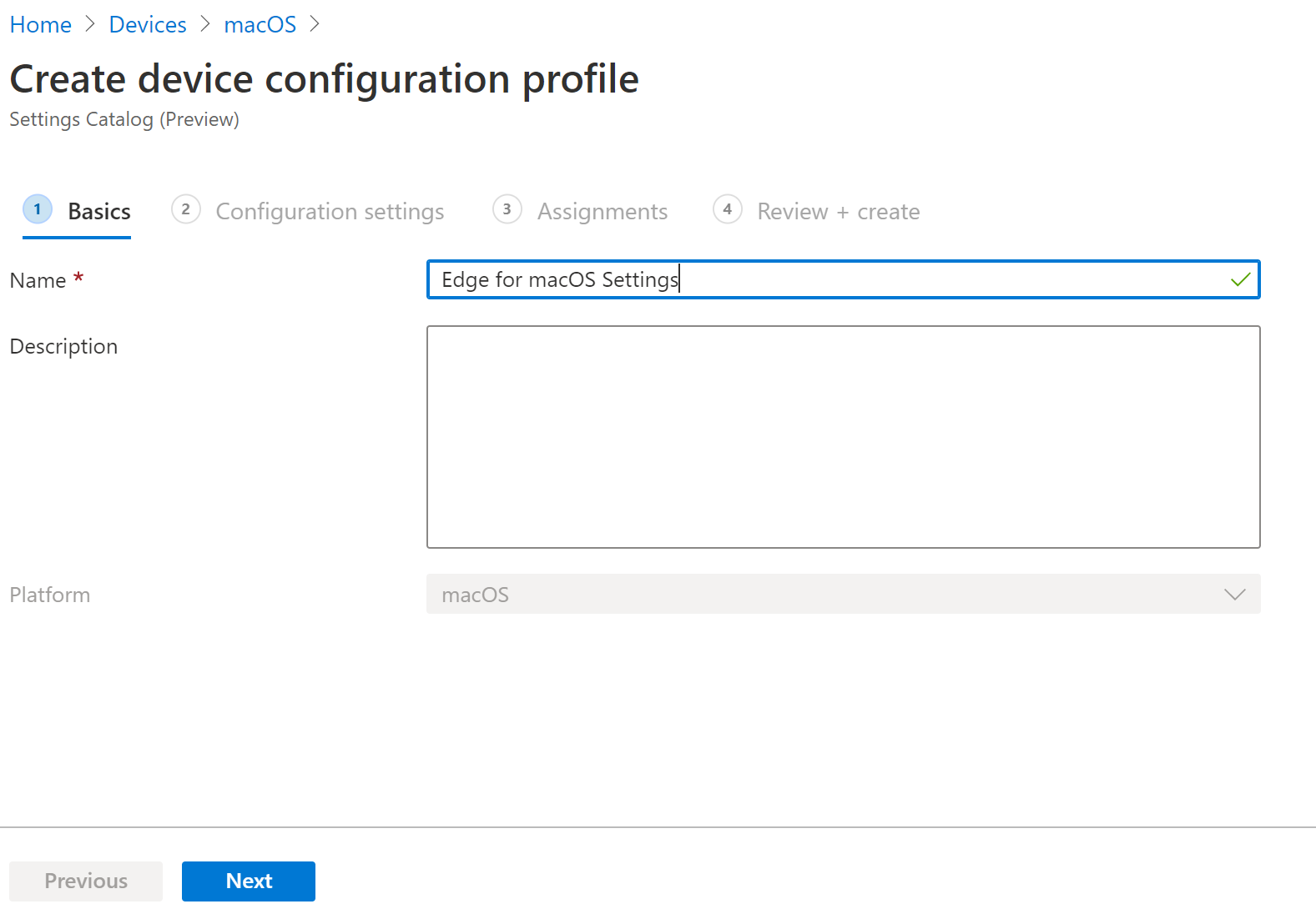 Configuring setting values in Settings Picker